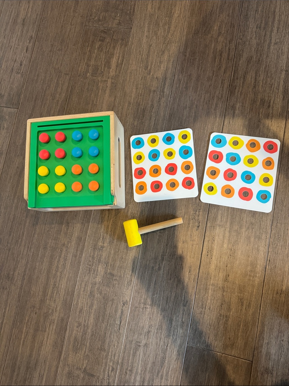Lovevery match and tap toy